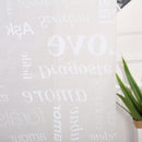 PEVA Printing Thick Waterproof Translucent Shower Curtain, Specification: 180x180cm(Letter)