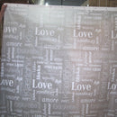 PEVA Printing Thick Waterproof Translucent Shower Curtain, Specification: 180x180cm(Letter)