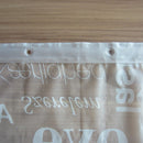 PEVA Printing Thick Waterproof Translucent Shower Curtain, Specification: 180x180cm(Letter)