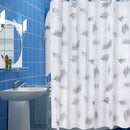 PEVA Printing Thick Waterproof Translucent Shower Curtain, Specification: 180x180cm(Leaves)