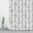 PEVA Printing Thick Waterproof Translucent Shower Curtain, Specification: 180x180cm(Leaves)
