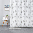 PEVA Printing Thick Waterproof Translucent Shower Curtain, Specification: 180x180cm(Leaves)
