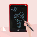 8.5 inch LCD Handwriting Board Children Drawing Graffiti Handwriting Board, Style:Monochrome, Frame Color:Red