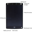 8.5 inch LCD Handwriting Board Children Drawing Graffiti Handwriting Board, Style:Monochrome, Frame Color:Black
