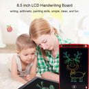 8.5 inch LCD Handwriting Board Children Drawing Graffiti Handwriting Board, Style:Monochrome, Frame Color:White