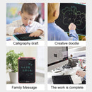 8.5 inch LCD Handwriting Board Children Drawing Graffiti Handwriting Board, Style:Monochrome, Frame Color:White