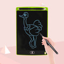 8.5 inch LCD Handwriting Board Children Drawing Graffiti Handwriting Board, Style:Monochrome, Frame Color:Green