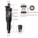 DNM AO38 Mountain Soft Tail Frame Rear Shock Absorber XC Air Pressure Rebound Shock Absorber, Size:210mm, Specificatio:Hand Control AO38RC