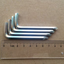 100 PCS Screwdriver Hexagonal Hexagonal Wrench Scooter Repair Tools Cross Bit, Specification:6mm, Material:45 Steel
