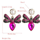 2 Pairs Boho Butterfly Exaggerated Earrings(Coffee)