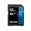 Lexar SD-633X High Speed SD Card SLR Camera Memory Card, Capacity: 32GB