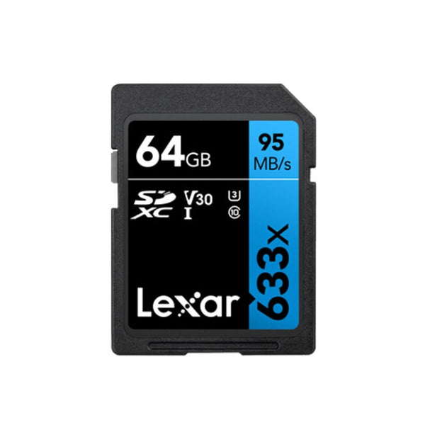 Lexar SD-633X High Speed SD Card SLR Camera Memory Card, Capacity: 64GB