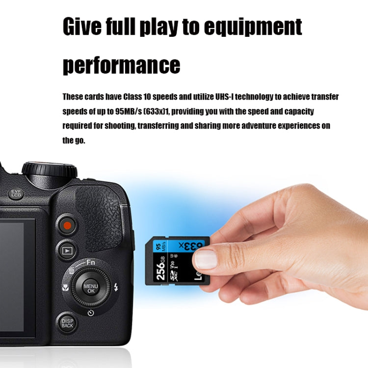 Lexar SD-633X High Speed SD Card SLR Camera Memory Card, Capacity: 128GB