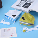 2 PCS Double-sided Glass Window Cleaner Triangle Multifunctional Magnetic Glass Cleaner(White)