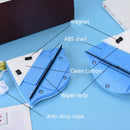 2 PCS Double-sided Glass Window Cleaner Triangle Multifunctional Magnetic Glass Cleaner(White)