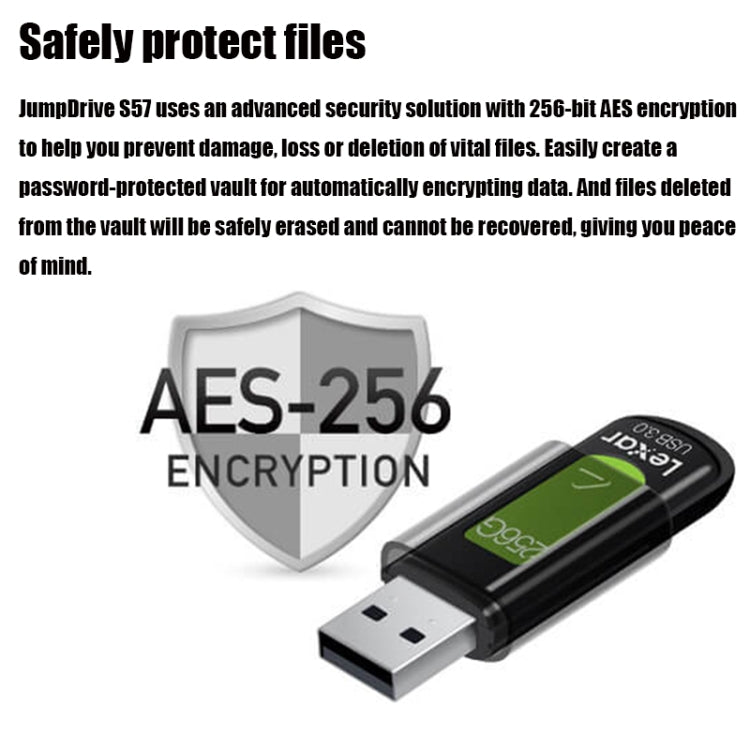 Lexar S57 USB3.0 High-speed USB Flash Drive Retractable Creative Computer Car U Disk, Capacity: 64GB, Random Color Delivery