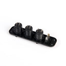 12V-24V Universal Car / Yacht Mobile Phone Charger Modification Ddual USB Panel with Switch(Blue Light)