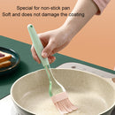2 Sets 2 in 1 Kitchen Silicone Barbecue Sauce Barbecue Brush High Temperature Resistant Small Oil Brush Set