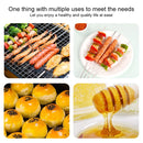 2 Sets 2 in 1 Kitchen Silicone Barbecue Sauce Barbecue Brush High Temperature Resistant Small Oil Brush Set