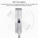 Bathroom Wall-mounted Retractable LED Makeup Mirror With Lamp Mirror HD Double-sided Beauty Mirror