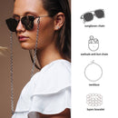 Rock Style Stainless Steel Glasses Chain Earphone Anti-lost Chain Multi-purpose Wear Chain
