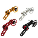 Litepro Folding Bike Guide Wheel LP Oval Chainring Chain Zipper Rear Derailleur Chain(Gold)