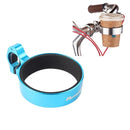 Cycling Bicycle Coffee Cup Holder Milk Tea Cup Holder Aluminum Alloy Bottle Holder(Blue)
