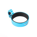 Cycling Bicycle Coffee Cup Holder Milk Tea Cup Holder Aluminum Alloy Bottle Holder(Blue)