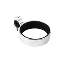 Cycling Bicycle Coffee Cup Holder Milk Tea Cup Holder Aluminum Alloy Bottle Holder(Silver)