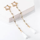 2 PCS Bluetooth Headset Anti-lost Fashion Star Chain Ear Buckle(Golden)