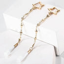 2 PCS Bluetooth Headset Anti-lost Fashion Star Chain Ear Buckle(Golden)