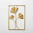 Living Room Wall Metal Leaf Wall Hanging Decoration TV Sofa Background Wall Wall Decoration(Ginkgo Leaf )
