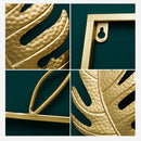 Living Room Wall Metal Leaf Wall Hanging Decoration TV Sofa Background Wall Wall Decoration(Ginkgo Leaf )