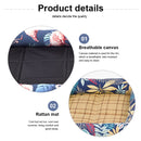 Summer Pet Non-removable Side Dog Mat Pet Bed, Specification: S 45X35X6cm(Watermelon Purple)