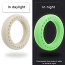 M0137 For Xiaomi Mijia M365 Electric Scooter Accessories 8.5 inch Shock-absorbing Pattern Honeycomb Solid Tire Fluorescent Tire(Fluorescent Green)