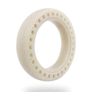M0137 For Xiaomi Mijia M365 Electric Scooter Accessories 8.5 inch Shock-absorbing Pattern Honeycomb Solid Tire Fluorescent Tire(Fluorescent Blue)