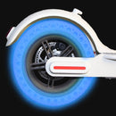 M0137 For Xiaomi Mijia M365 Electric Scooter Accessories 8.5 inch Shock-absorbing Pattern Honeycomb Solid Tire Fluorescent Tire(Fluorescent Blue)