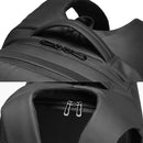 Business Travel Bag PVC Waterproof Backpack(Black)