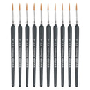10 PCS 6 WeiZhuang Hook Line Pen Painting Hand-painted Watercolor Wolf Mint Hook Line Pen Painting Stroke Thin Line Brush, Color:Dark Blue