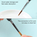 10 PCS 6 WeiZhuang Hook Line Pen Painting Hand-painted Watercolor Wolf Mint Hook Line Pen Painting Stroke Thin Line Brush, Color:Dark Blue