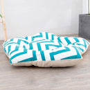 Pet Tent Sleeping Mat Dog Bed, Specification: Large 50cm(Green Stripes)
