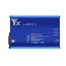 YX For DJI MAVIC 2 Aluminum Alloy Charger with Switch, Plug Type:EU Plug