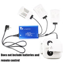 For DJI Phantom 4 Pro Advanced+ Charger 4 in 1 Hub Intelligent Battery Controller Charger, Plug Type:US Plug