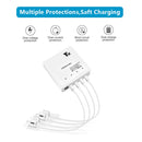 For DJI Mavic Mini Charger Battery USB 6 in 1 Hub Intelligent Battery Controller Charger, Plug Type:UK Plug