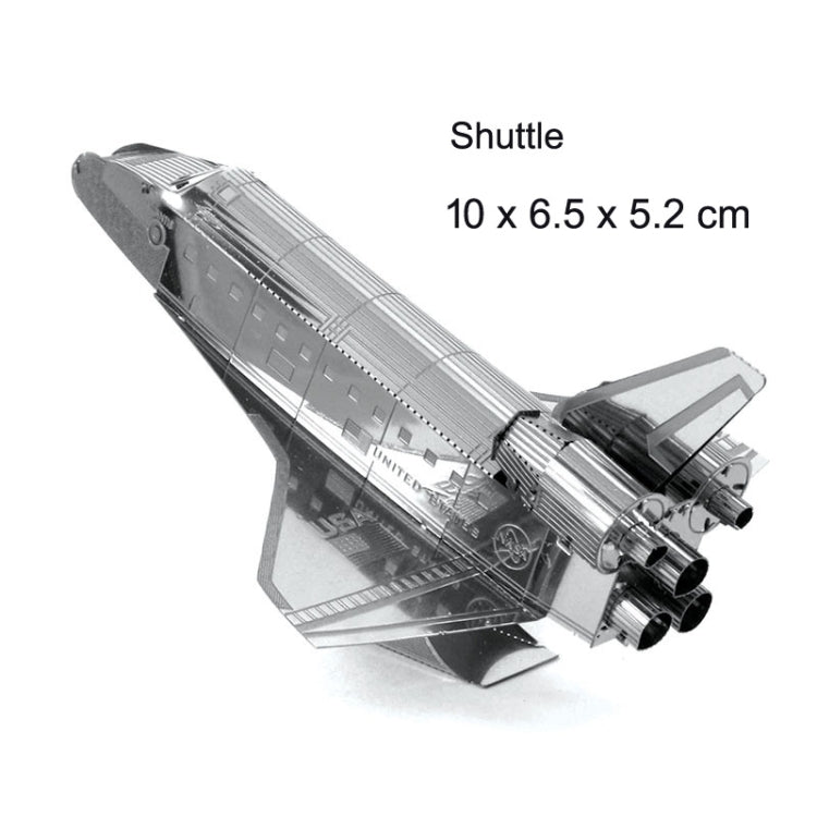 3 PCS 3D Metal Assembly Model DIY Puzzle, Style: Space Shuttle