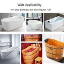 Bathroom Multifunctional Retractable Bathtub Shelf Rack, Style:Double Box