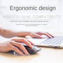 FREEDOM-WOLF X8 2400 DPI 6 Keys 2.4G Wireless Charging Silent Luminous Gaming Mechanical Mouse(Black )