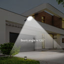 80W LED Outdoor Light Sensing IP65 Waterproof Wall Lamp Garden Courtyard Street Light(White Light)