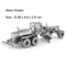 3D Metal Assembly Model Engineering Vehicle Series DIY Puzzle Toy, Style:Automatic Grader