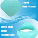 Blue Peacock Swimming Ring Adult Children Inflatable Seat Ring Lifebuoy, Size:90cm
